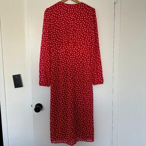 Dress, Adoore, Red, 42